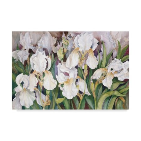 Joanne Porter 'Field Of Iris' Canvas Art,22x32